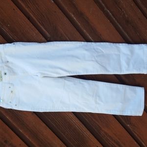 Like New LUCKY BRAND Sweet’n crop white jeans size 4/27